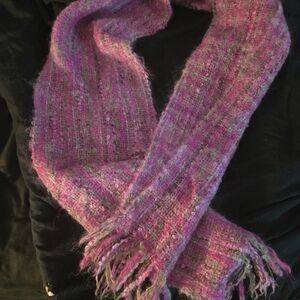 Elegant Pink and Purple Women's Scarf